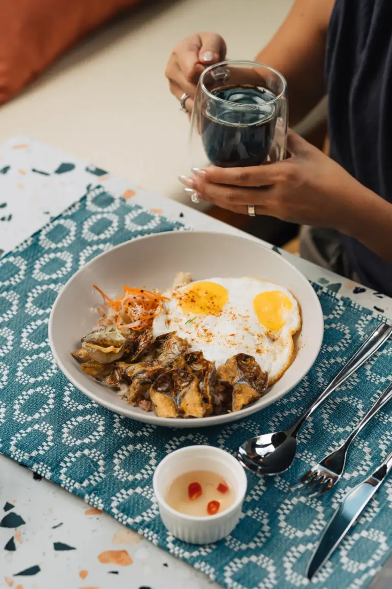 Filipino breakfast plate at A. Cliff Kitchen