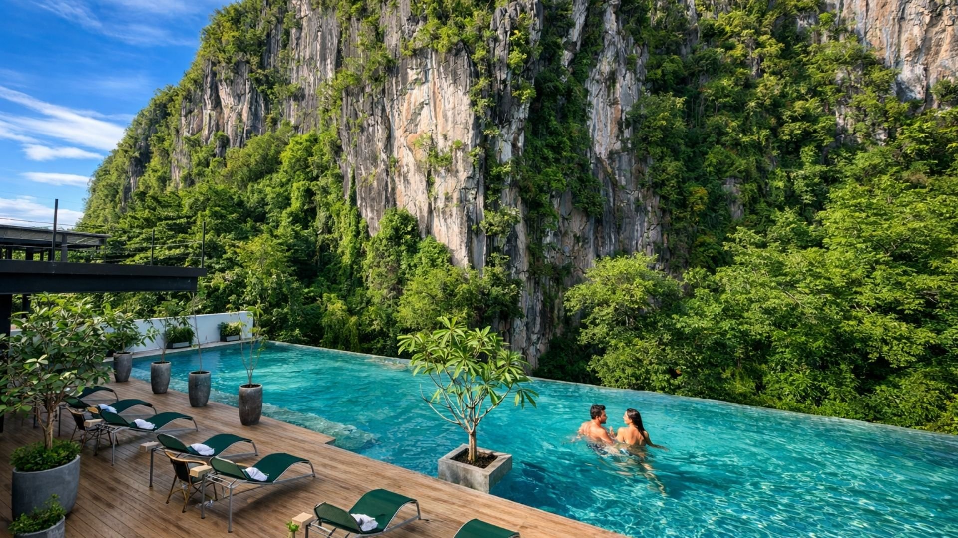The rooftop at A. Cliff Kitchen, Amari by Vivere
