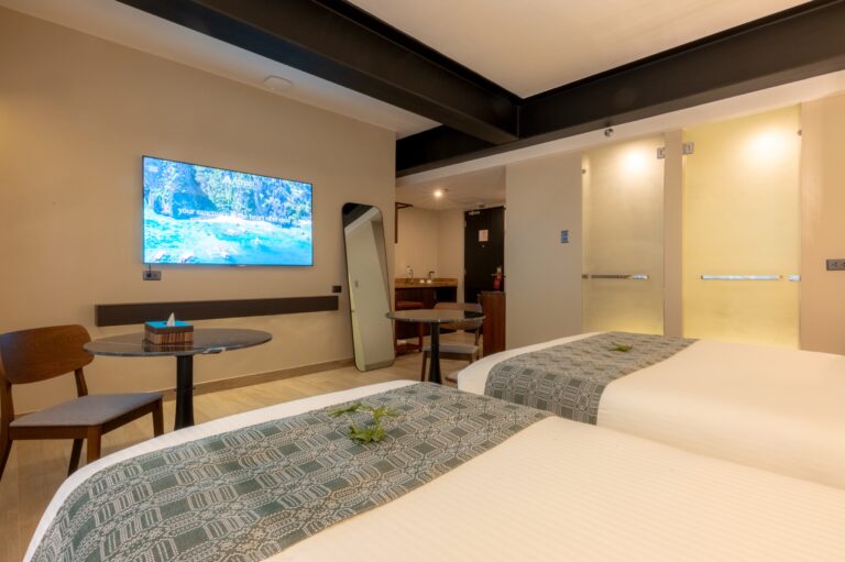 Superior Twin room with desk and TV at Amari by Vivere in El Nido